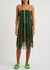 Striped fringe-trimmed woven mini dress - JW Anderson