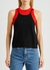 Red and black layered wool tank - JW Anderson
