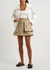 Sand stretch-cotton mini skirt - JW Anderson