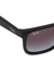 Matte black square-frame sunglasses - Ray-Ban
