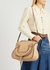 Marcie sand leather shoulder bag - Chloé