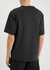 Black printed cotton T-shirt - Acne Studios