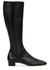 Edie black leather knee-high boots - BY FAR