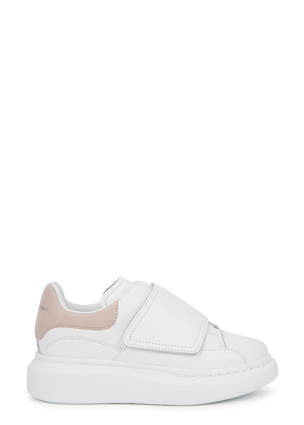 KIDS Molly white leather sneakers