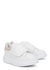 KIDS Molly white leather sneakers - Alexander McQueen