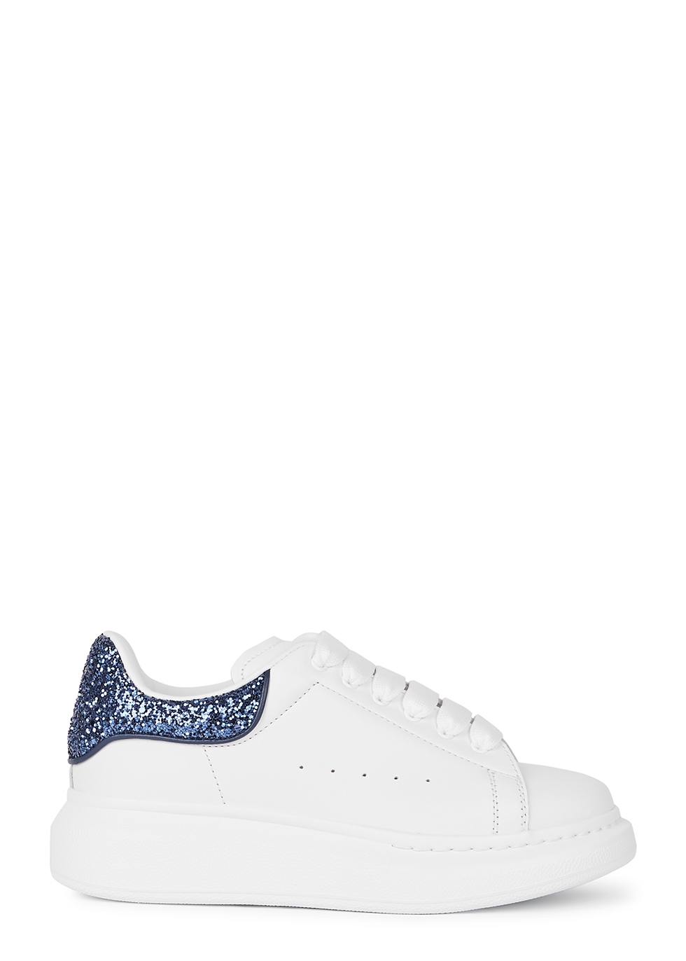 KIDS Oversized white leather sneakers