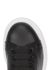 KIDS Oversized black leather sneakers - Alexander McQueen