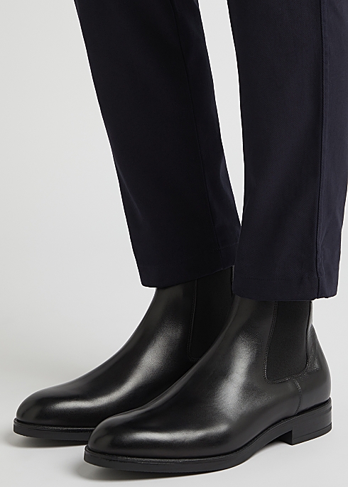 tag på sightseeing annoncere skrue PAUL SMITH Canon black leather Chelsea boots - Harvey Nichols
