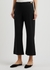 Black cropped wool-blend trousers - Vince
