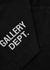 Zuma black logo cotton shorts - Gallery Dept.