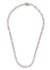 Variant Baguette embellished silver-tone necklace - FALLON