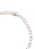 Variant Baguette embellished silver-tone necklace - FALLON