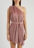 Ella pink one-shoulder sequin mini dress - Retrofête