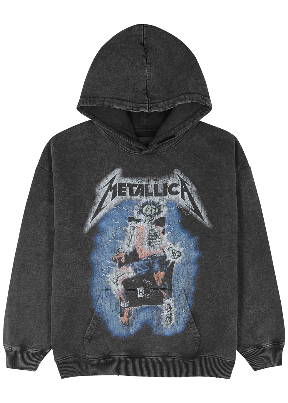 BODA SKINS Metallica Met Ride printed cotton sweatshirt