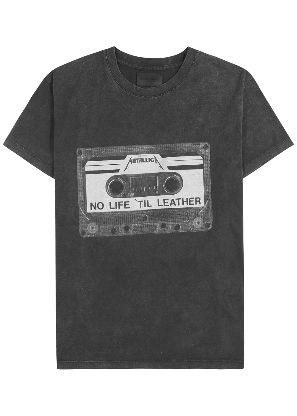 BODA SKINS No Life 'Til Leather printed cotton T-shirt