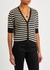 Dianna striped stretch-cashmere cardigan - Khaite