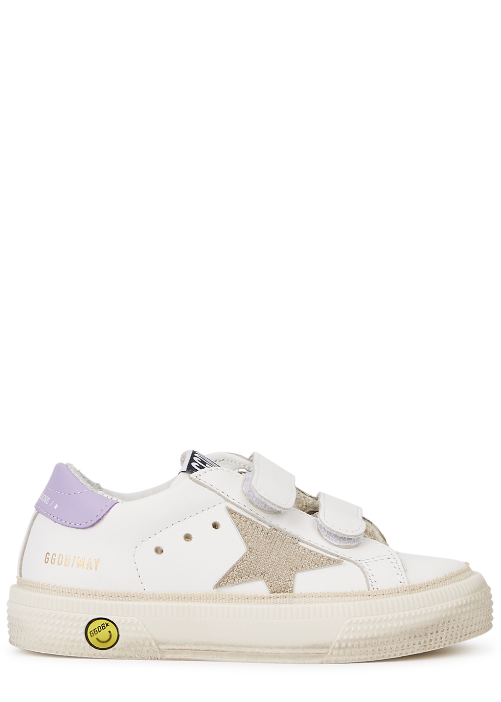 KIDS May white leather sneakers