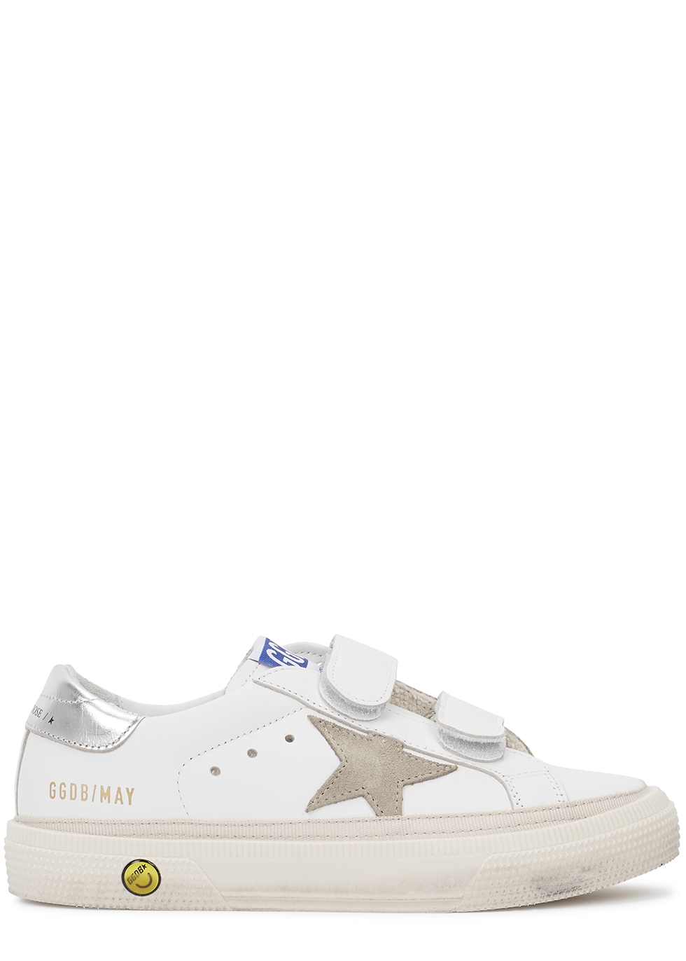 IT28-IT35 KIDS May School white leather sneakers Harvey Nichols Shoes Flat Shoes School Shoes 