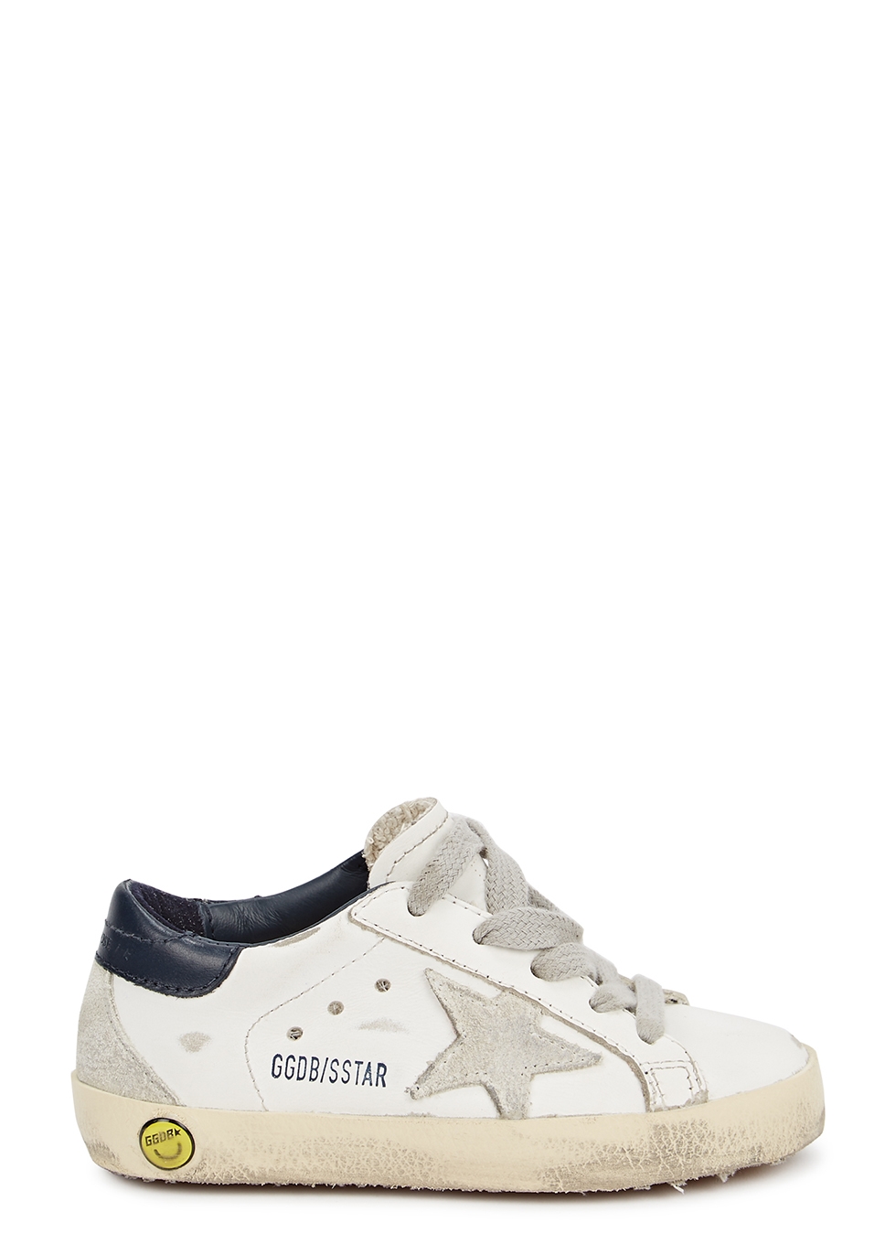 KIDS Superstar white leather sneakers (IT19-IT27)