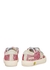 KIDS May pink glittered suede sneakers (IT20-IT27) - Golden Goose