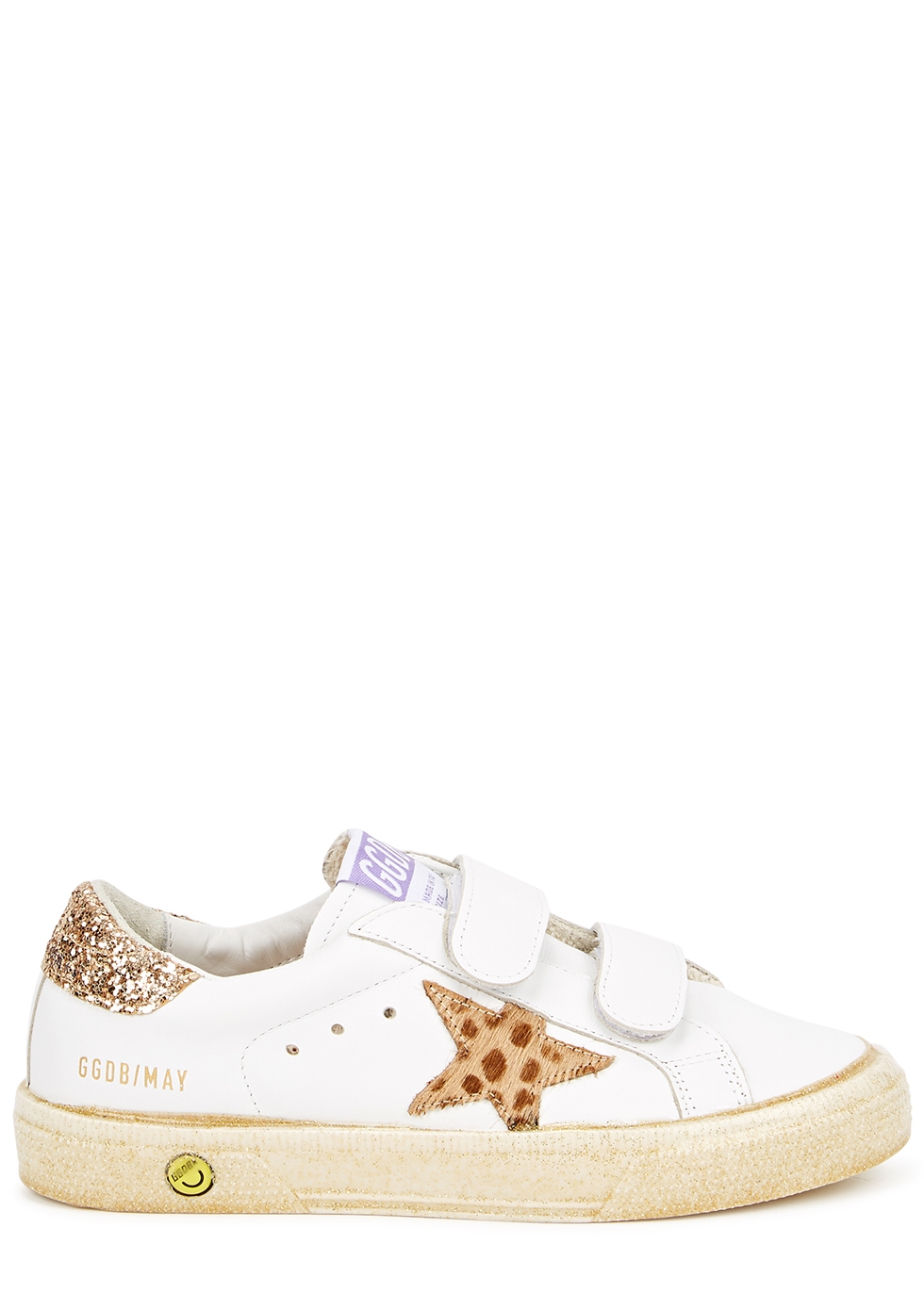 Harvey Nichols Shoes Flat Shoes School Shoes IT28-IT35 KIDS May School white leather sneakers 