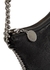 Falabella mini black faux suede shoulder bag - Stella McCartney