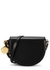 Frayme small black faux leather shoulder bag - Stella McCartney
