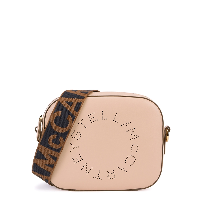 Stella McCartney Stella Logo Mini Pink Cross-body Bag