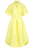 Sparrow yellow woven shirt dress - Lee Mathews