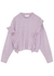 Lofty lilac ruffle-trimmed knitted jumper - 3.1 Phillip Lim