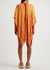 Orange zigzag wool-blend cape - Missoni