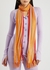 Orange zigzag wool-blend scarf - Missoni