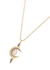 X Harris Reed Crescent Moon 18kt gold vermeil necklace - Missoma