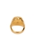 X Harris Reed Janus Locket 18kt gold-plated signet ring - Missoma