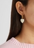 Milagros 18kt gold-plated hoop earrings - Sandralexandra