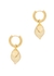 Lemon 18kt gold-plated hoop earrings - Sandralexandra