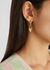 Lemon 18kt gold-plated hoop earrings - Sandralexandra