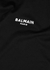 Black logo cotton T-shirt - Balmain
