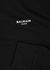 Black logo cotton sweatshirt - Balmain