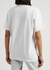 White logo cotton T-shirt - Balenciaga
