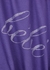 Bébé purple embellished cotton T-shirt - Balenciaga