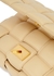 Padded Cassette Intrecciato sand leather cross-body bag - Bottega Veneta