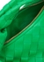 Jodie Intrecciato mini green leather top handle bag - Bottega Veneta