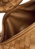 Jodie Intrecciato caramel leather top handle bag - Bottega Veneta