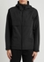 Black hooded shell jacket - BOSS