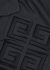 Dark blue logo-embroidered cotton T-shirt - Givenchy