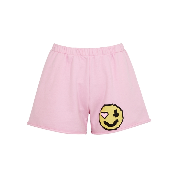Natasha Zinko Pink Printed Cotton Shorts