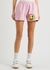 Pink printed cotton shorts - Natasha Zinko