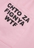 Pink printed cotton shorts - Natasha Zinko