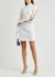 White cut-out stretch-jersey mini dress - MACH & MACH